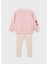 4726-53 Kız Çocuk Ekru-Pembe Taytlı Takım 3