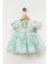 Kız Bebek Elbise Kız Çocuk Elbise Doğum Günü Parti Düğün Elbise Kısa Kollu Astarlı Elbise 1