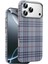 iPhone 17 Pro Kılıf Ultra Slim Kumaş Desenli Karbon Scots Kevlar Magsafe Kapak 1