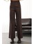 Kahverengi Düz Kesim Pantolon 16972 6