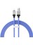 Coolplay USB To Lightning 2.4A Hızlı Şarj Kablosu 1 Metre - Mavi 1
