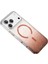 iPhone 17 Pro Max Uyumlu Magsafe Özellikli Renk Geçişli Simli Işıltılı Şeffaf Lillian Kapak 3