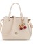 Logo Detaylı Bej Kadın El Çantası Riv 145-R 1