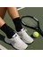 Unisex 12 Çift Pamuklu Tenis Spor Uzun Soket Boy Çorap 6