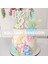 Stitch Temalı Kız Çocuk Doğum Günü Isme Özel 3D Pasta Üstü Süsü Seti Cake Topper 2