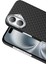 Apple iPhone 17 Air Kılıf Magsafe Şarj Özellikli Süper Ince Aramid Karbon Fiber Paris Desen Kevlar 2