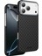 iPhone 17 Pro Max Kılıf Magsafe Şarjlı Süper Ince Aramid Karbon Fiber Paris Desen Kevlar Kapak 1