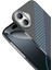 Apple iPhone 17 Uyumlu Kılıf Yatay Renk Desenli Kevlar Karbon Woven Magsafe - Siyah 2