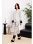 Saten Biyeli Kadın Pijama Takımı - 1300 Siyah 5
