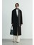 Acı Kahve Dora Uzun Oversize Kaban 9