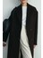 Acı Kahve Dora Uzun Oversize Kaban 10