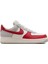 Air Force 1'07 Lv8 Af1 Red Toe Unisex Leather Sneaker Hakiki Deri Unisex Günlük Spor Ayakkabı Beyaz 1