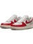 Air Force 1'07 Lv8 Af1 Red Toe Unisex Leather Sneaker Hakiki Deri Unisex Günlük Spor Ayakkabı Beyaz 3