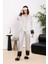 Saten Biyeli Kadın Pijama Takımı - 1300 Siyah 1