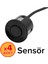 18MM E20 Sesli Park Sensörü 4 Lü Siyah Geri Vites Park Destek Sistemi Araç Park Sensörü Seti 3