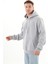 Unisex Nakışlı Gri Kapüşonlu Sweatshirt (Nakışlı gri) Sweatshirtlerimiz 290 gram şardonlu 3 iplikli kumaştan üretilmiştir 5