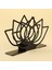 Loren Home Lotus Siyah Metal Peçetelik 2