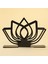 Loren Home Lotus Siyah Metal Peçetelik 3