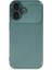 iPhone 16 Kılıf Auto Focus Karbon Kapak - Koyu YEŞIL-(5796) - M922R859-K09922 4