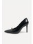 255000 Tokalı Stiletto Siyah Deri 1