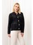Süs Cep Kapaklı Yün Peluş Ceket Hırka 4560 1
