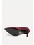 255017 Taşlı Stiletto Bordo Süet 6