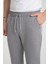 Premium Oxford Örme Regular Fit Duble Paça Erkek Pantolon- Gri 2