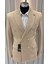 Erkek Kruvaze Slim Fit Blazer Ceket 1