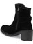 Siyah Hakiki Süet Deri Kadın Casual Bot - K24K1BT67746-A01 2