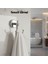 Dolce Krom Gümüş Ikili Askılık Vidalı Paslanmaz Metal Duvar Askısı Banyo Wc Mutfak Için Dayanıklı 5