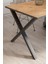 Yemek Masası Metal Ayaklı Mutfak Masası Prag 80 x 120 cm x Ayaklı Çam 4