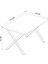 Yemek Masası Metal Ayaklı Mutfak Masası Prag 80 x 120 cm x Ayaklı Çam 5