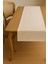 Lüks Gardenya Keten Runner Şık Dekoratif Masa Örtüsü 35X150 cm 6