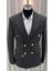 Erkek Kruvaze Slim Fit Blazer Ceket 2