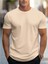 Unisex Basic Tam Kalıp Basic Günlük T-Shirt 2