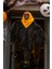 Halloween Cadılar Bayramı İskelet Çığlık Turuncu-Kırmızı Korkunç Kapı Süsü 2