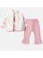 Ayıcık Detaylı Üç Ip Kız Çocuk Takım 2