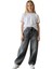 Kız Çocuk Wide Baggy Fit Geniş Paça Jean Pantolon 2