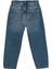 Kız Çocuk Wide Baggy Fit Geniş Paça Jean Pantolon 2