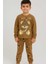Kahverengi Ayıcık 4-5-6 Yaş Çocuk Alt Üst Takım Pijama Takım 1