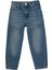 Kız Çocuk Wide Baggy Fit Geniş Paça Jean Pantolon 1