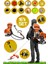 Lüx 16 Parça Turbo Benzinli Sırt Tırpan Ot Çim Çalı Biçme Makinası + Zeytin Silkeleme Aparatlı Set 1