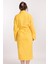 Regina Robe Ekstra Yumuşak Premium Şalyaka Bornoz Sarı 3