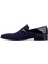 Bağcıksız Lacivert Rugan Tekstil Erkek Klasik Ayakkabı 5098 514 848 3