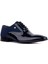Bağcıklı Lacivert Rugan Tekstil Erkek Klasik Ayakkabı 6025 848 514 1