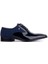 Bağcıklı Lacivert Rugan Tekstil Erkek Klasik Ayakkabı 6025 848 514 2
