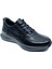 Siyah Hakiki Deri Erkek Sneaker Spor Ayakkabı 2553 306 738 1