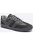 Hakiki Deri Sneaker Erkek Ayakkabı Gri 9870 3