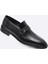 Siyah Hakiki Deri Bağcıksız Klasik Erkek Ayakkabı 2873 114 1