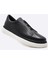 Hakiki Deri Sneaker Erkek Ayakkabı Siyah 9962 1